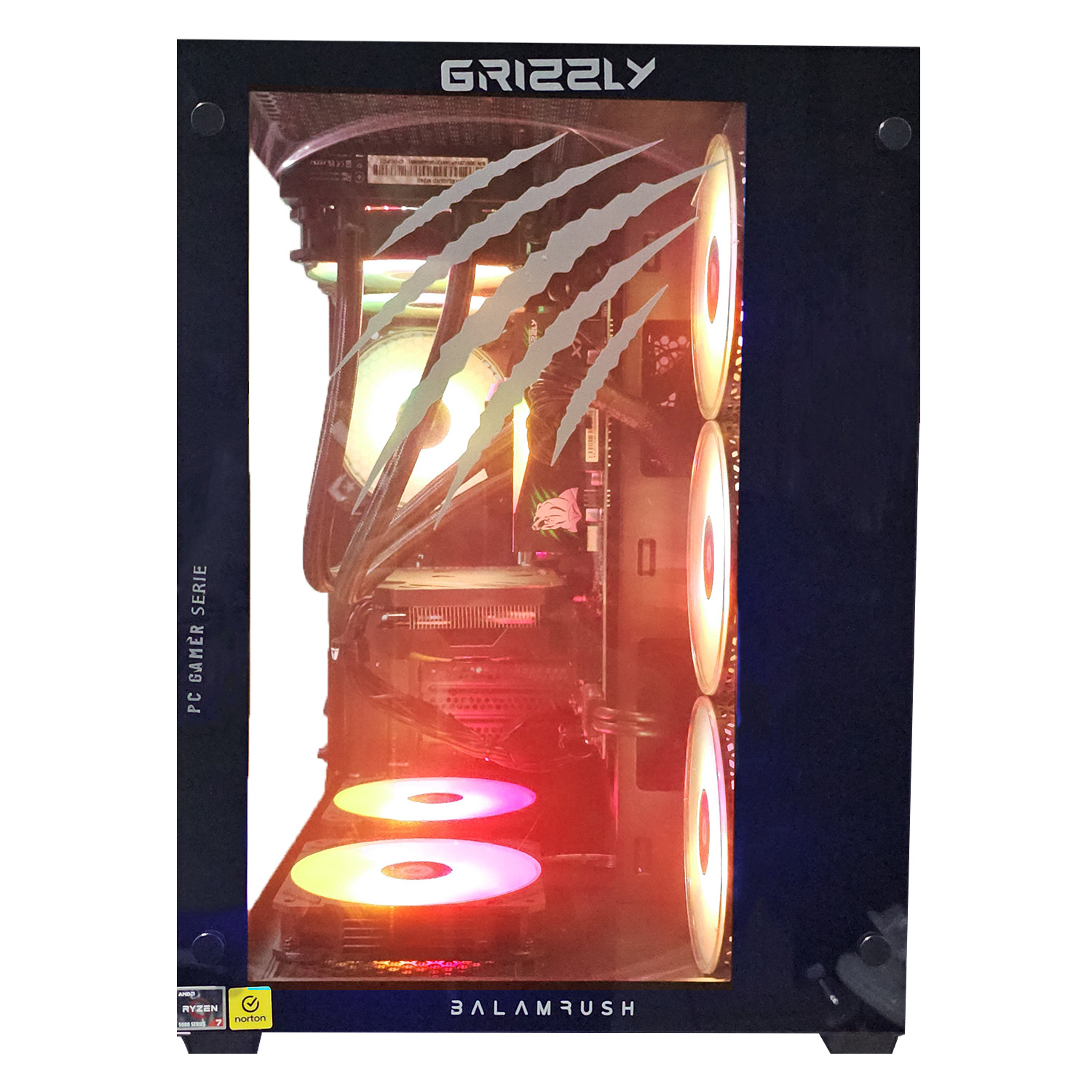 Foto 5 pulgar | Pc Gamer Grizzly Amd Ryzen 7 57000x  Rtx 4060 4.6 Ghz Nvidia Ram 32 Gb Ssd M.2 1 Tb Wifi Bt