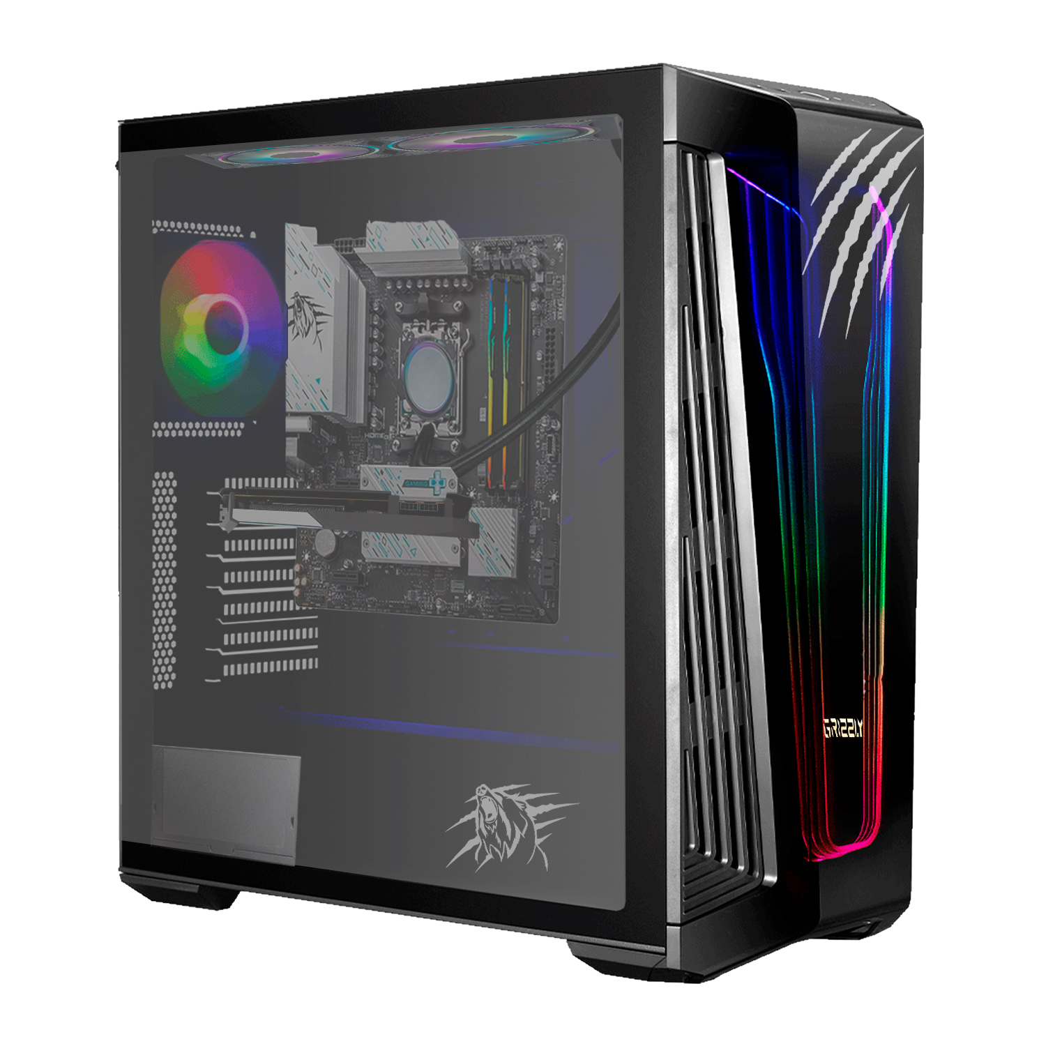 Foto 2 pulgar | Pc Gamer Grizzly Amd Ryzen 5 8500g Radeon Rx6750xt 3.5 Ghz Ram 32 Gb  M.2 Nv2 2tb Wifi Bt