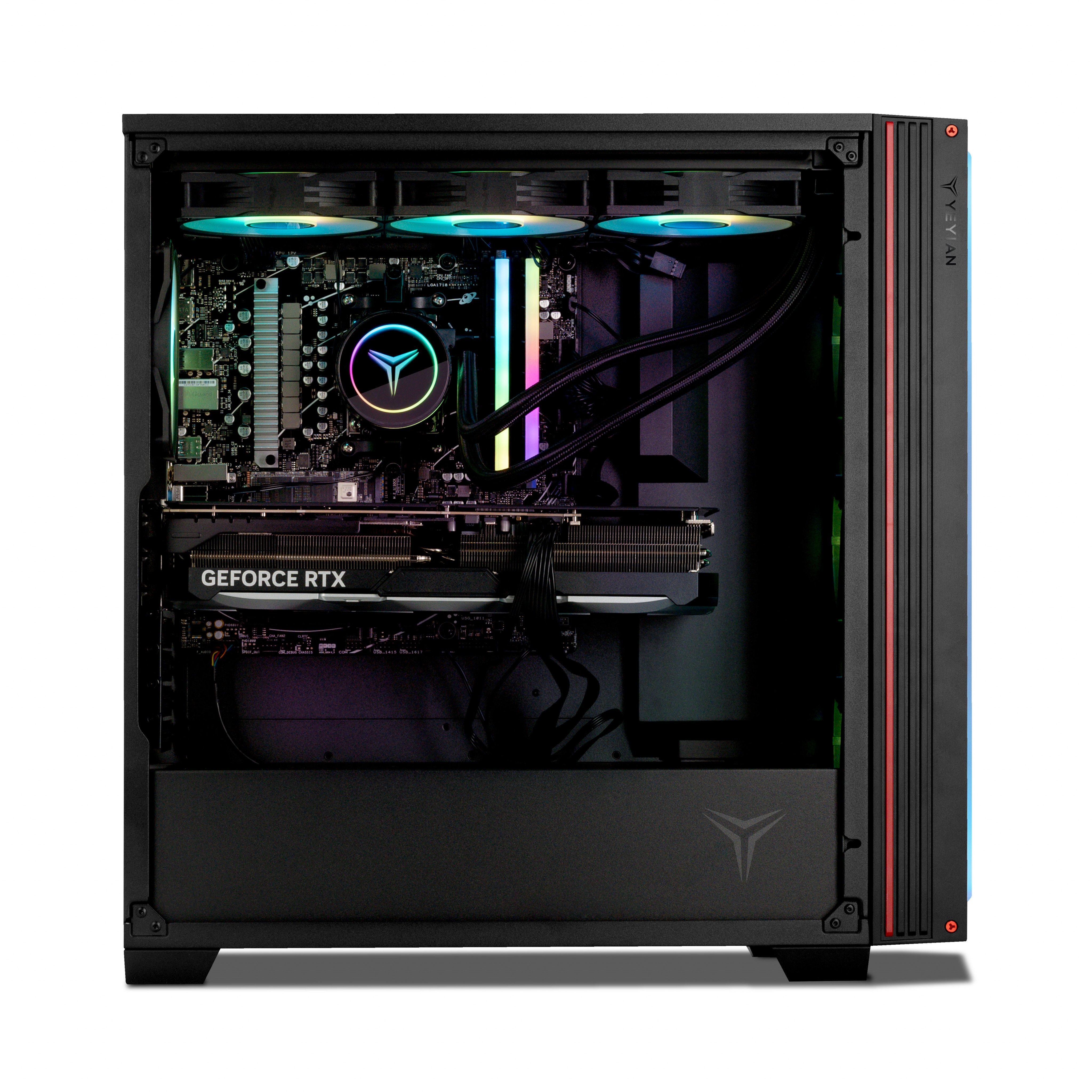 Foto 4 pulgar | Pc Gamer Yeyian Ypi-ms285kd-48s1m Rtx 4080 Super, Intel Core Ultra 9 285k, 64gb Rgb Ddr5 2tb Nvme, Intel Z890, 850w