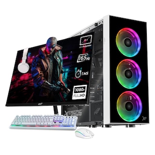 Foto 1 | Xtreme Pc Gaming Geforce Rtx 4060 Amd Ryzen 5 5500 32gb Ssd 1tb Monitor 23.8 165hz Wifi Dragonfly White