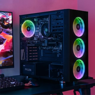 Foto 6 | Xtreme Pc Gaming Geforce Rtx 4060 Amd Ryzen 5 5500 32gb Ssd 1tb Monitor 23.8 165hz Wifi Dragonfly Black