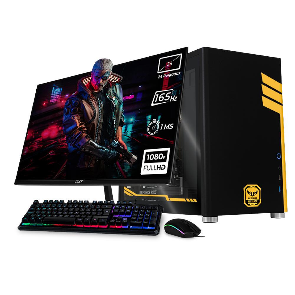 Foto 2 pulgar | Xtreme Pc Gaming Asus Tuf Geforce Rtx 4060 Amd Ryzen 5 5500 16gb Ssd 1tb Monitor 24 165hz Wifi Black