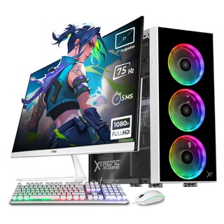Foto 1 | Xtreme Pc Gaming Computadora Intel Core I7 12700 16gb Ssd 1tb Monitor 27'' Wifi Dragonfly White