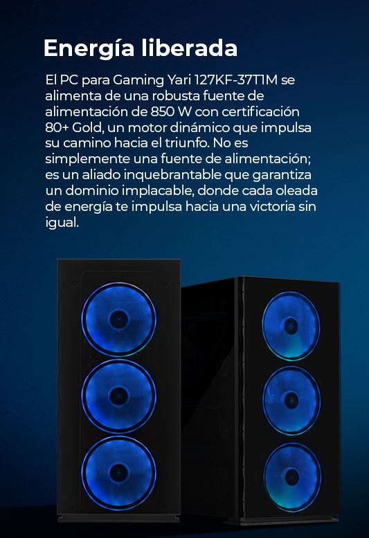 Foto 9 pulgar | Pc Gamer Yeyian Ypt-ya127kf-37t1m Rtx 3070 Ti,core I7 13700kf, 16 Gb Ddr5, 1tb Nvme, 2tb 3.5” Hdd, Z690, 850w 80+
