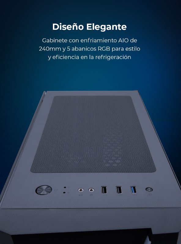 Foto 7 pulgar | PC Gamer Yeyian YPT-KU137KF-37T1M RTX 3070ti Core I7 13700KF 16 GB DDR5 1 TB Z790 Wifi BT 750w 80+ Bronce Win11