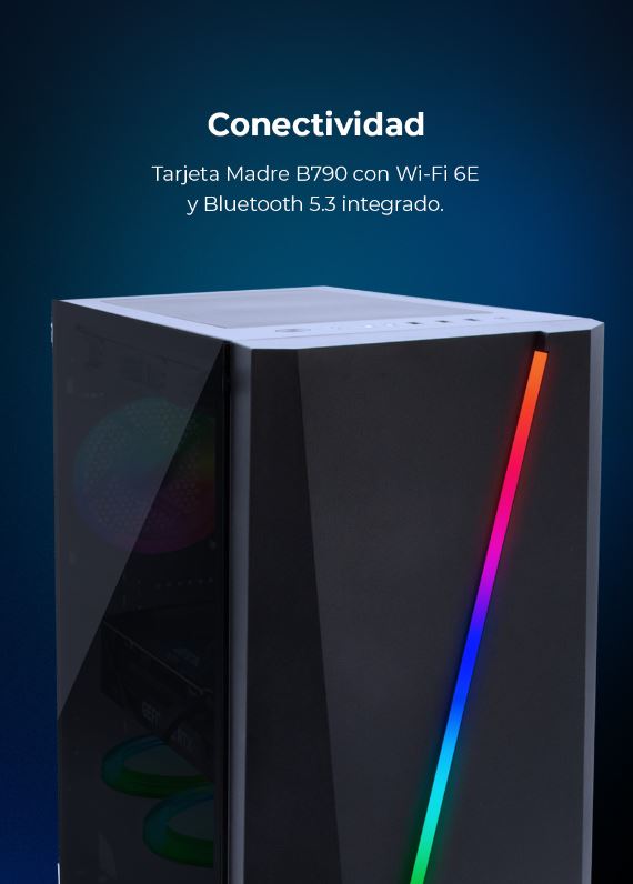 Foto 8 pulgar | PC Gamer Yeyian YPT-KU137KF-37T1M RTX 3070ti Core I7 13700KF 16 GB DDR5 1 TB Z790 Wifi BT 750w 80+ Bronce Win11