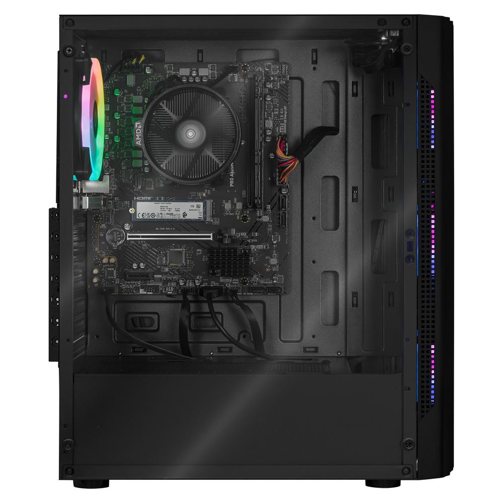 Foto 4 | Xtreme Pc Gaming Amd Radeon 780m Ryzen 7 8700g 32gb Ddr5 Ssd 1tb Monitor Curvo 27 100hz Wifi Dragonfly Mesh Black