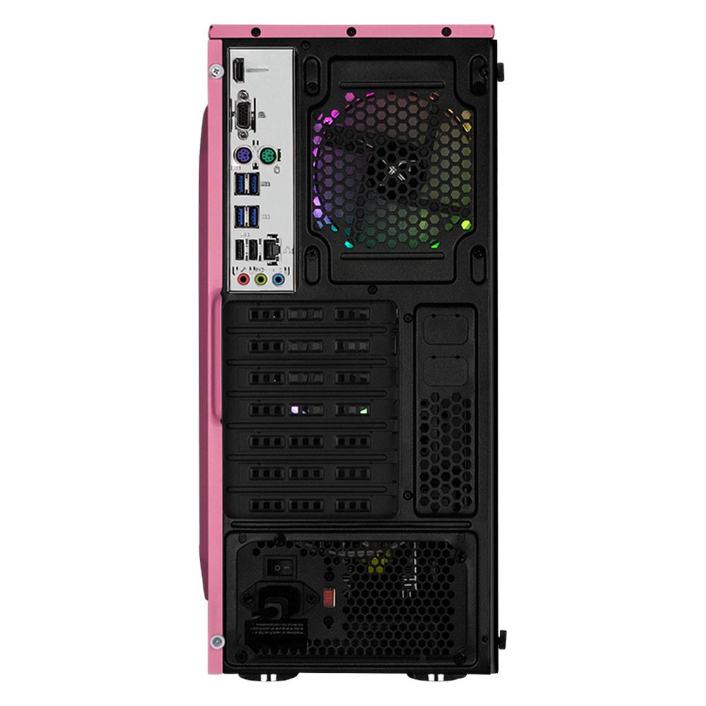 Foto 4 pulgar | Xtreme Pc Gaming Amd Radeon 780m Ryzen 7 8700g 32gb Ddr5 Ssd 1tb Monitor Curvo 27 100hz Wifi Dragonfly Pink