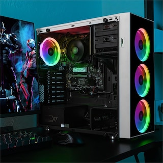Foto 6 | Xtreme Pc Gaming Amd Radeon 780m Ryzen 7 8700g 32gb Ddr5 Ssd 1tb Monitor Curvo 27 100hz Wifi Dragonfly White