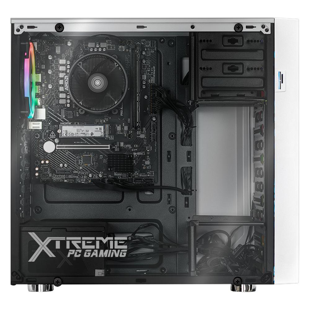 Foto 4 | Xtreme Pc Gaming Amd Radeon 740m Ryzen 5 8500g 32gb Ddr5 Ssd 1tb Monitor 23.8 Curvo 100hz Wifi Dragonfly White