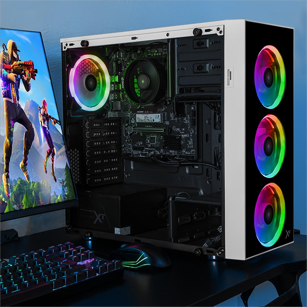 Foto 6 | Xtreme Pc Gaming Amd Radeon 740m Ryzen 5 8500g 32gb Ddr5 Ssd 1tb Monitor 23.8 Curvo 100hz Wifi Dragonfly White