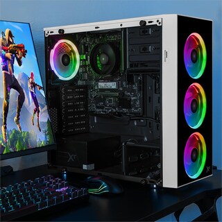 Foto 6 | Xtreme Pc Gaming Amd Radeon 740m Ryzen 5 8500g 32gb Ddr5 Ssd 1tb Monitor 23.8 Curvo 100hz Wifi Dragonfly White