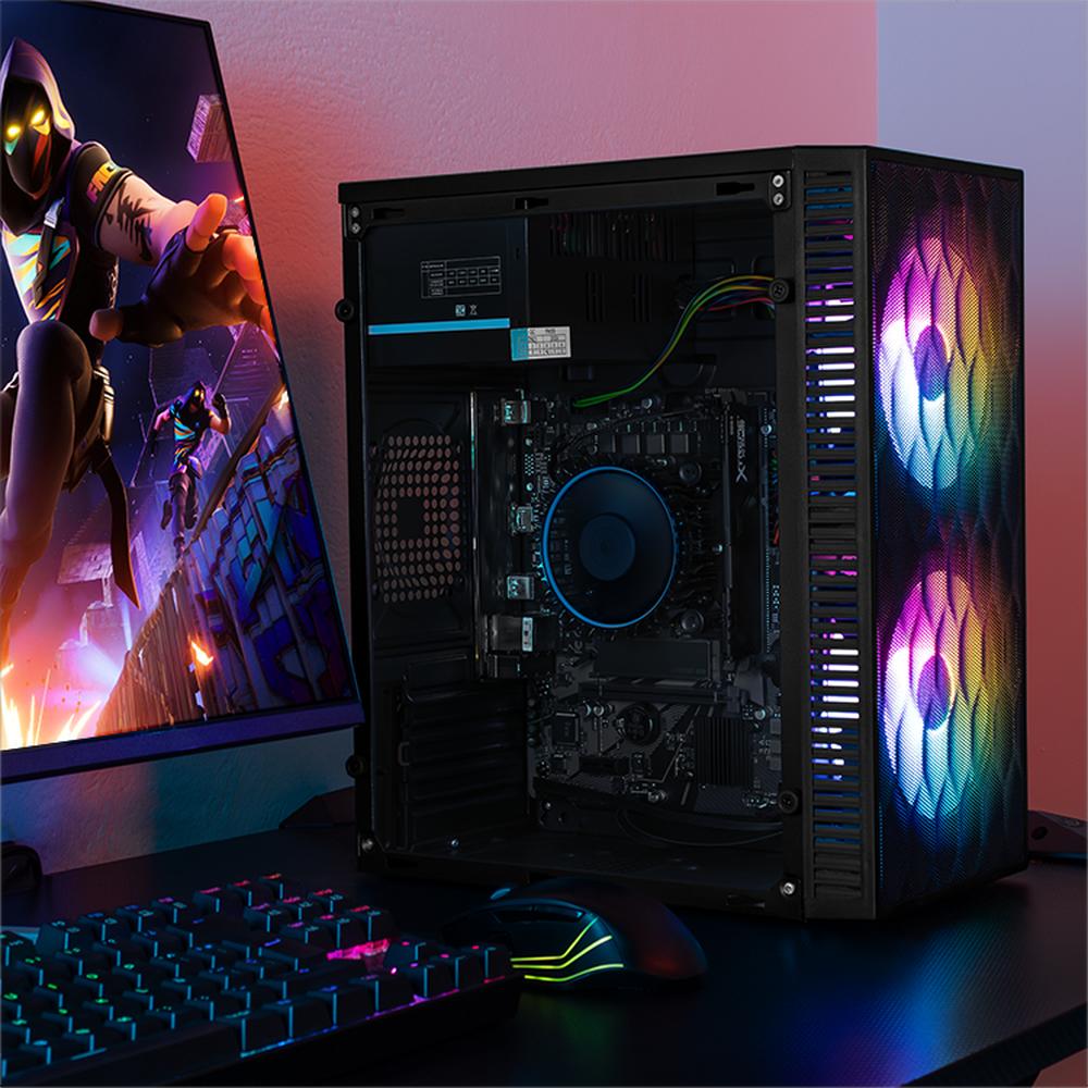 Foto 7 pulgar | Xtreme Pc Gaming Computadora Intel Core I5 12400 16gb Ssd 1tb Monitor 23.8 Curvo 100hz Wifi Fuji Black