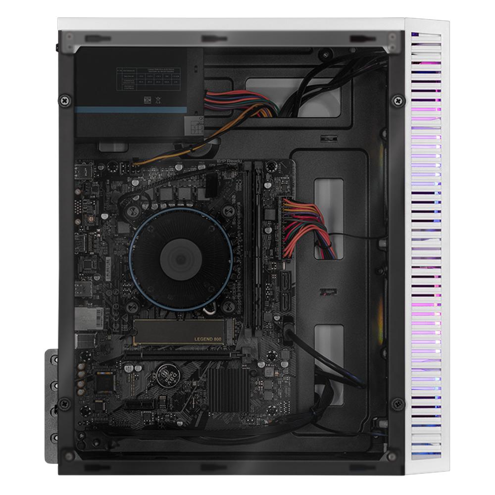 Foto 4 | Xtreme Pc Gaming Computadora Intel Core I5 12400 16gb Ssd 1tb Monitor 23.8 Curvo 100hz Wifi Fuji White