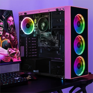 Foto 6 | Xtreme Pc Gaming Amd Radeon Vega Renoir Ryzen 7 5700g 16gb Ssd 1tb Monitor Curvo 23.8 100hz Wifi Dragonfly Pink