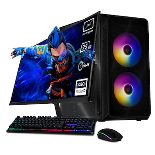 Foto 1 | Xtreme Pc Gaming Amd Radeon Vega Renoir Ryzen 7 5700g 32gb Ssd 1tb Monitor 23.8 Wifi Doom Pro Black