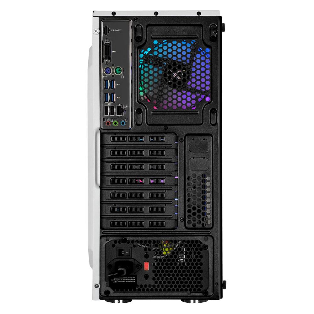 Foto 3 | Xtreme Pc Gaming Amd Radeon Vega 8 Ryzen 7 5700g 16gb Ssd 500gb Monitor Curvo 27 100hz Wifi Dragonfly White
