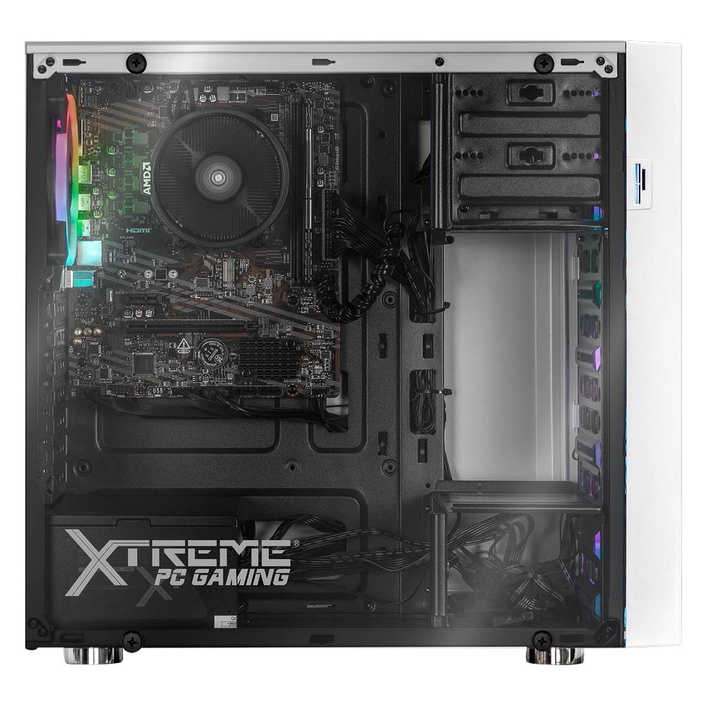 Foto 5 pulgar | Xtreme Pc Gaming Amd Radeon Vega 8 Ryzen 7 5700g 16gb Ssd 500gb Monitor Curvo 27 100hz Wifi Dragonfly White