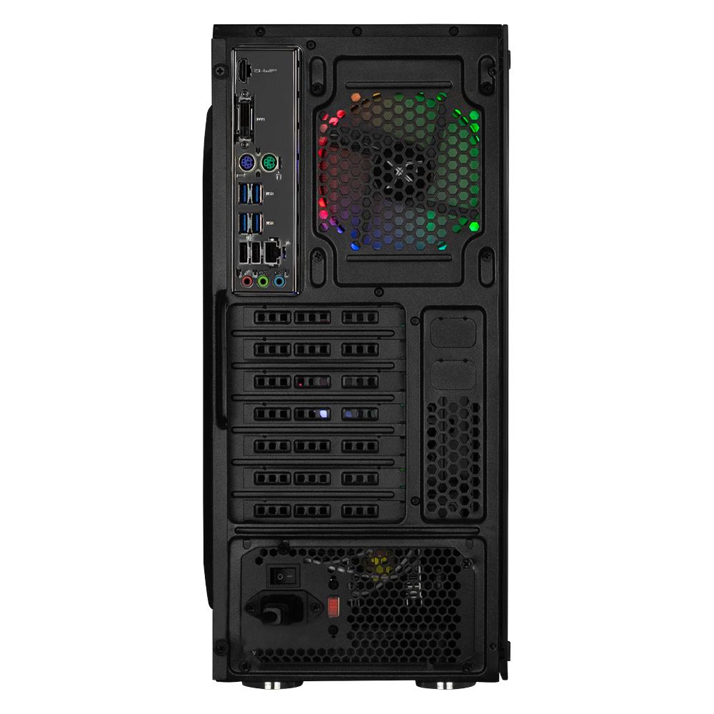Foto 4 pulgar | Xtreme Pc Gaming Amd Radeon Vega 8 Ryzen 7 5700g 16gb Ssd 500gb Monitor Curvo 27 100hz Wifi Dragonfly Black