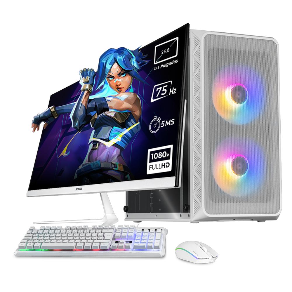 Foto 1 | Xtreme Pc Gaming Amd Radeon Vega 7 Ryzen 5 5600gt 32gb Ssd 1tb Monitor 23.8 Wifi Doom Pro White