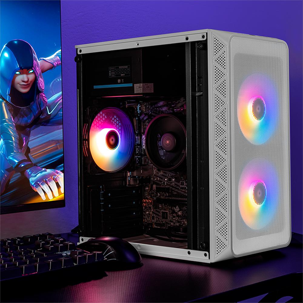 Foto 6 | Xtreme Pc Gaming Amd Radeon Vega 7 Ryzen 5 5600gt 32gb Ssd 1tb Monitor 23.8 Wifi Doom Pro White