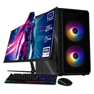 Foto 1 | Xtreme Pc Gaming Amd Radeon Vega 7 Ryzen 5 5600gt 32gb Ssd 1tb Monitor 23.8 Wifi Doom Pro Black