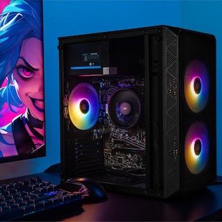 Foto 6 | Xtreme Pc Gaming Amd Radeon Vega 7 Ryzen 5 5600gt 32gb Ssd 1tb Monitor 23.8 Wifi Doom Pro Black