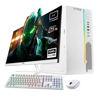 Foto 1 | Xtreme Pc Gaming Amd Radeon Vega 8 Ryzen 3 3200g 3.6 Ghz Quad Core 16gb Ssd 500gb Monitor 23.8 75hz Wifi Ultron White