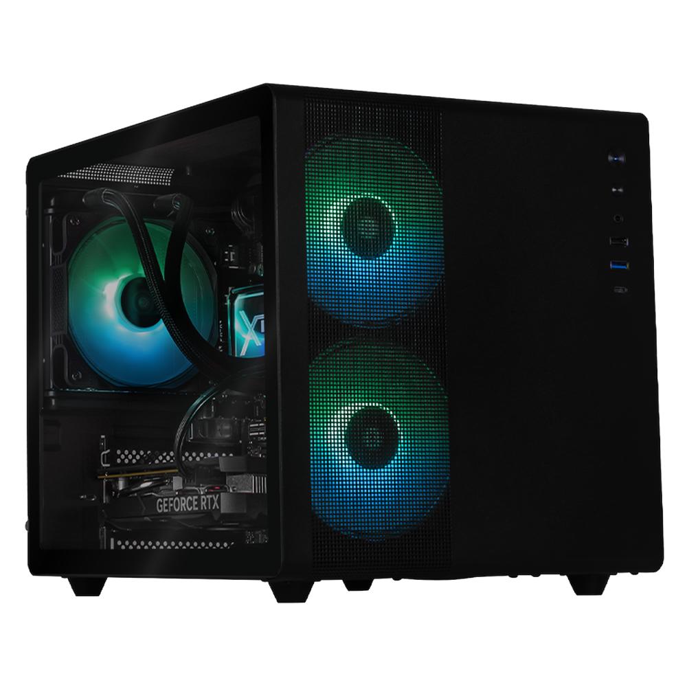 Foto 2 pulgar | Xtreme Pc Gaming Geforce Rtx 4060 Amd Ryzen 7 5700 32gb Ssd 1tb Sistema Liquido Wifi Tank Mini Black