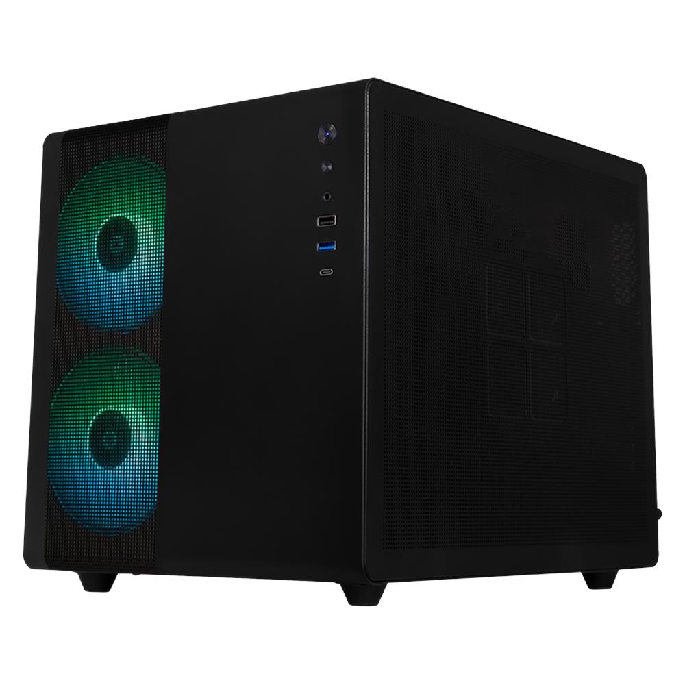 Foto 3 pulgar | Xtreme Pc Gaming Geforce Rtx 4060 Amd Ryzen 7 5700 32gb Ssd 1tb Sistema Liquido Wifi Tank Mini Black