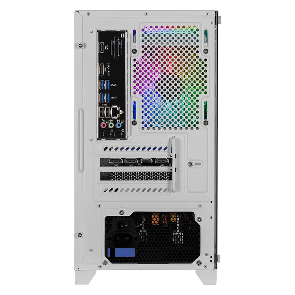 Foto 4 pulgar | Xtreme Pc Gaming Geforce Rtx 4060 Amd Ryzen 7 5700 32gb Ssd 1tb Sistema Liquido Wifi Tank Perform White