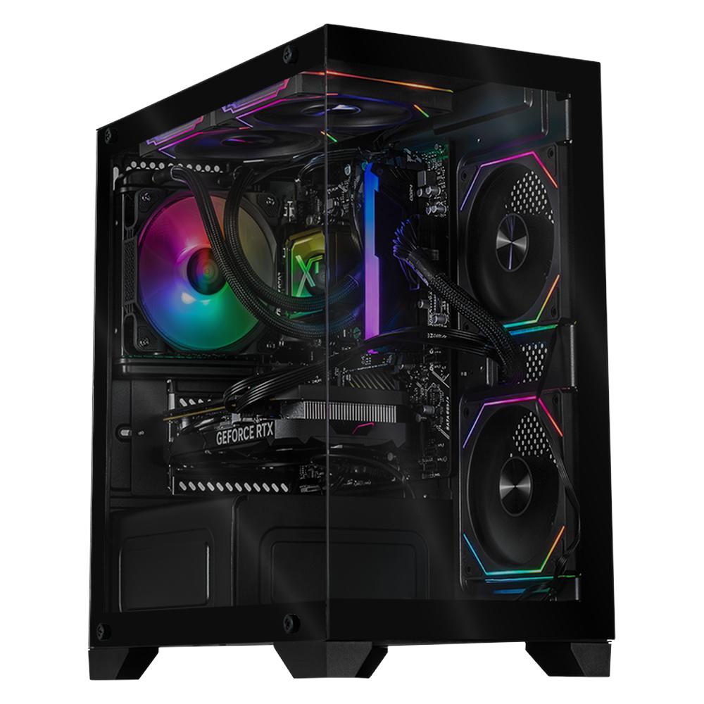 Xtreme Pc Gaming Geforce Rtx 4060 Amd Ryzen 7 5700 32gb Ssd 1tb Sistema Liquido Wifi Tank Perform Black