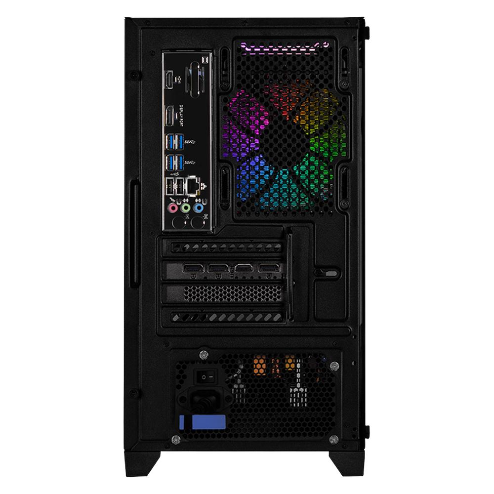 Foto 3 | Xtreme Pc Gaming Geforce Rtx 4060 Amd Ryzen 7 5700 32gb Ssd 1tb Sistema Liquido Wifi Tank Perform Black