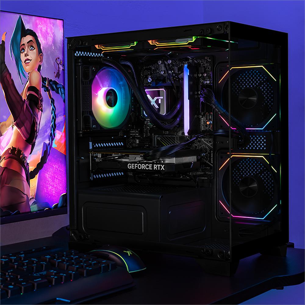Foto 7 pulgar | Xtreme Pc Gaming Geforce Rtx 4060 Amd Ryzen 7 5700 32gb Ssd 1tb Sistema Liquido Wifi Tank Perform Black
