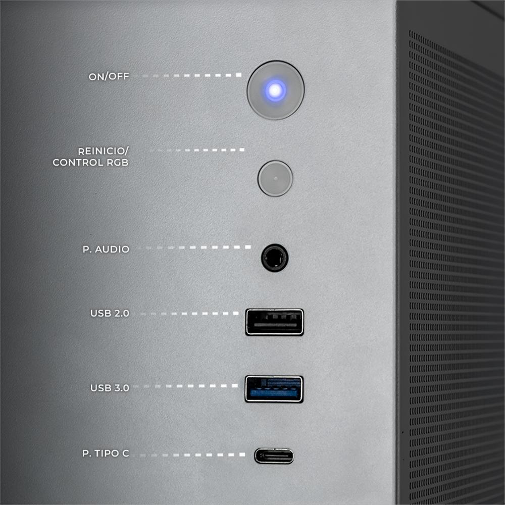 Foto 6 pulgar | Xtreme Pc Gaming Geforce Rtx 4060 Amd Ryzen 7 5700 32gb Ssd 1tb Sistema Liquido Wifi White
