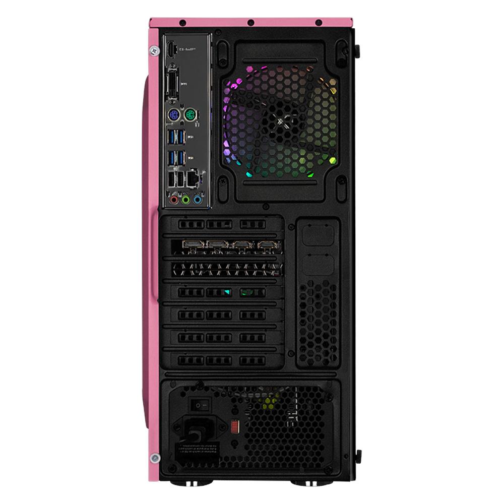 Foto 4 pulgar | Xtreme Pc Gaming Amd Radeon Vega 7 Amd Ryzen 5 5600g 16gb Ssd 1tb Monitor 27 75hz Wifi Pink