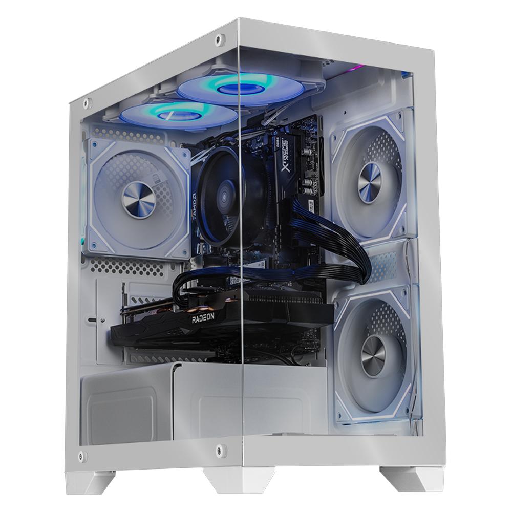 Foto 2 pulgar | Xtreme Pc Gaming Amd Radeon Rx 6600 Ryzen 5 5500 32gb Ssd 1tb Wifi White