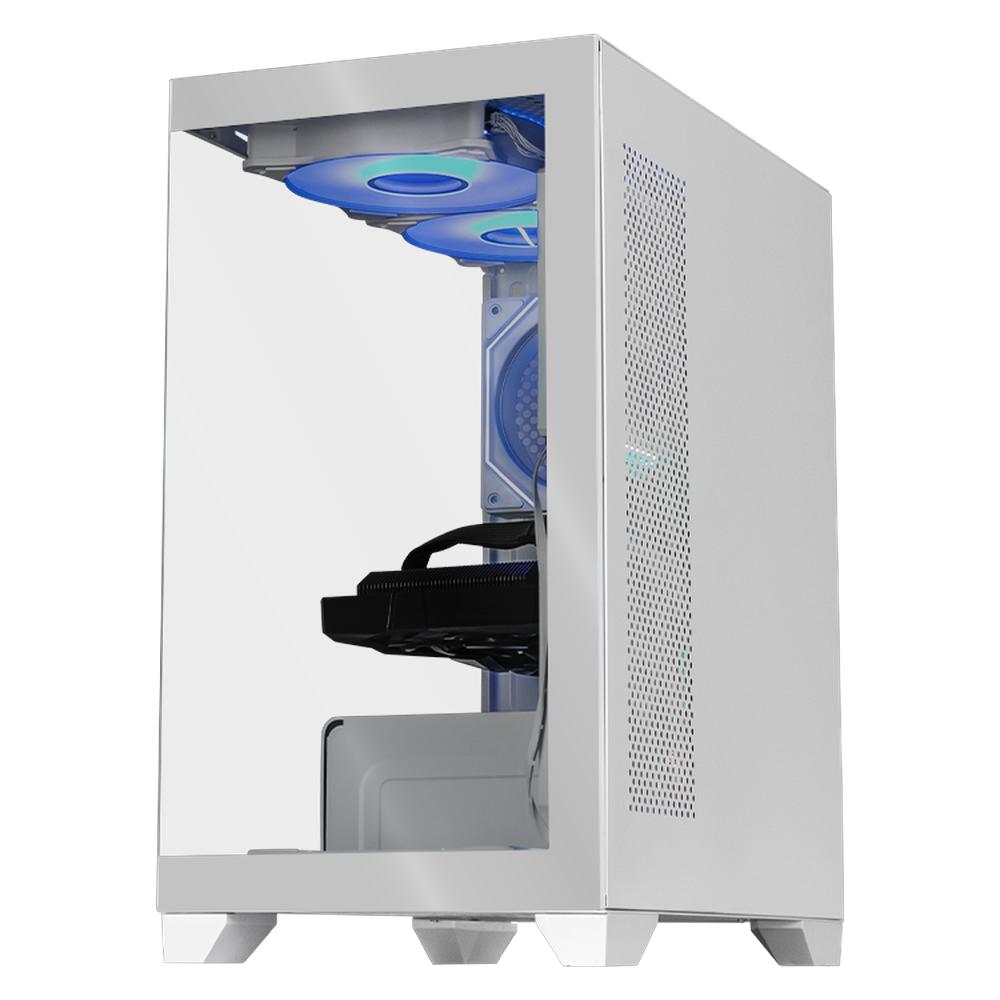 Foto 3 pulgar | Xtreme Pc Gaming Amd Radeon Rx 6600 Ryzen 5 5500 32gb Ssd 1tb Wifi White