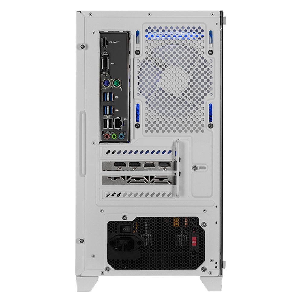 Foto 4 pulgar | Xtreme Pc Gaming Amd Radeon Rx 6600 Ryzen 5 5500 32gb Ssd 1tb Wifi White
