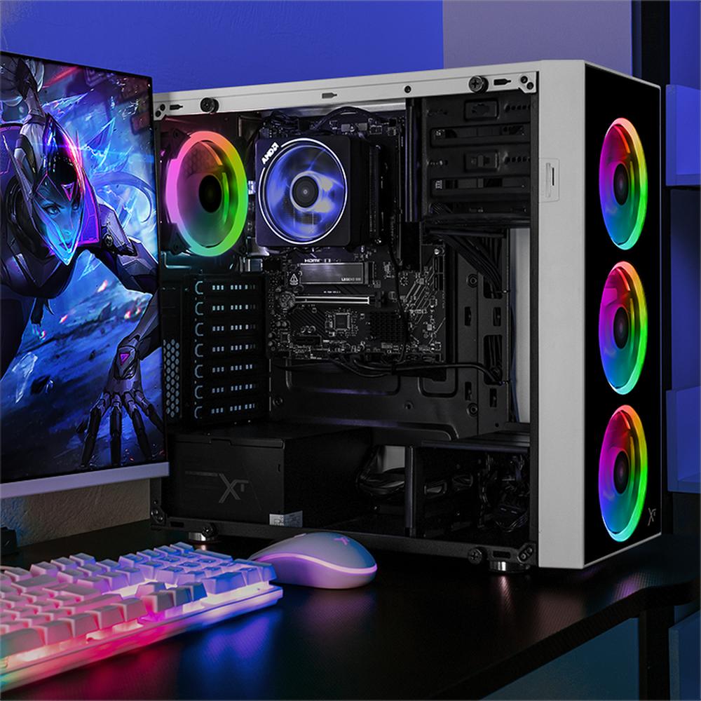 Foto 6 | Xtreme Pc Gaming Amd Radeon Ryzen 9 7900 32gb Ddr5 Ssd 1tb Monitor Curvo 27 100hz Wifi White