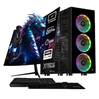 Foto 1 | Xtreme Pc Gaming Amd Radeon Ryzen 9 7900 32gb Ddr5 Ssd 1tb Monitor Curvo 27 100hz Wifi Black