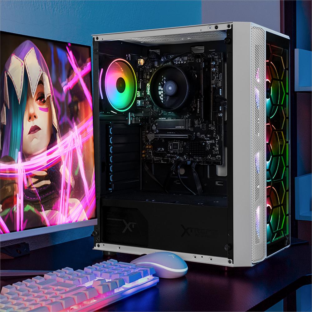 Foto 6 | Xtreme Pc Gaming Amd Radeon 760m Ryzen 5 8600g 16gb Ddr5 Ssd 1tb Monitor 27 75hz Wifi White