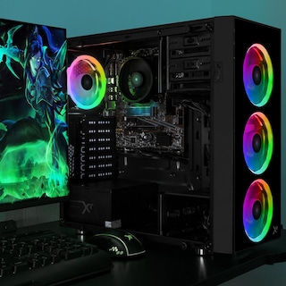 Foto 6 | Xtreme Pc Gaming Amd Radeon Vega 7 Amd Ryzen 5 5600g 16gb Ssd 1tb Monitor 27 75hz Wifi Black