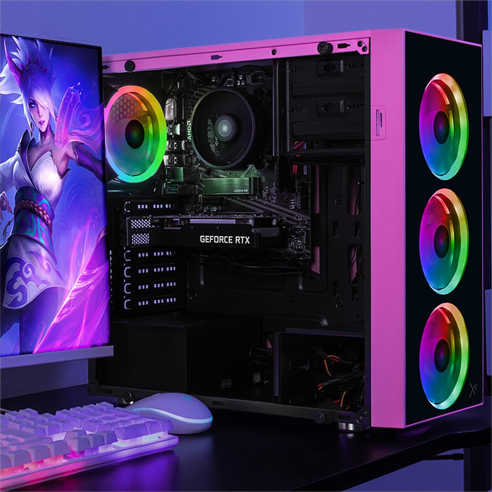 Foto 7 pulgar | Xtreme Pc Gaming Geforce Rtx 3050 Amd Ryzen 5 5500 16gb Ssd 1tb Monitor 23.8 144hz Wifi Dragonfly Pi