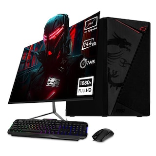 Foto 1 | Xtreme Pc Gaming Msi Geforce Rtx 3050 Amd Ryzen 5 5500 16gb Ssd 1tb Monitor 23.8 144hz Wifi Mag Shield
