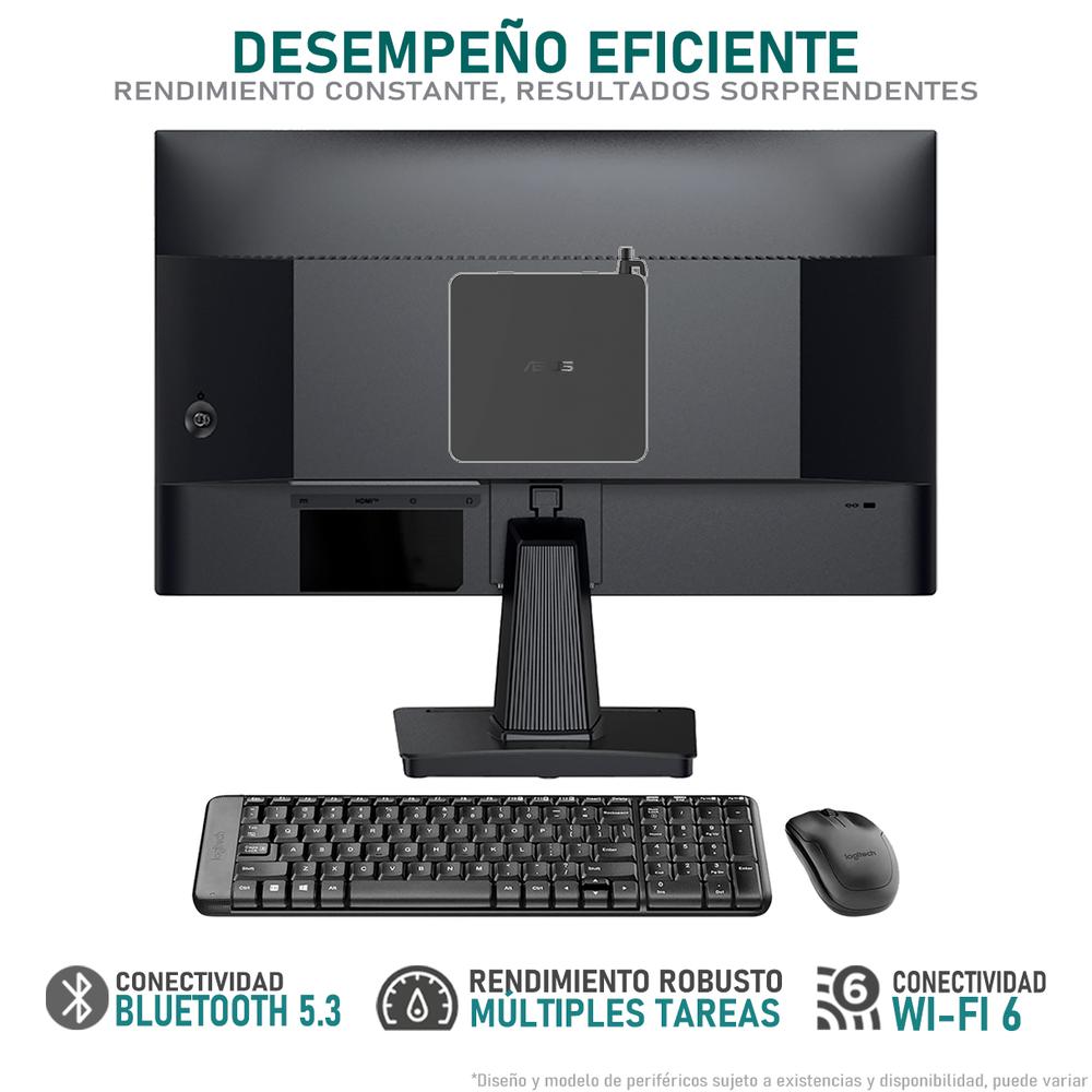 Foto 4 | Computadora Asus Nuc 12 Pro Core I3 1220p 8gb 512gb Ssd Monitor 21.5'' Teclado Mouse Logitech Español