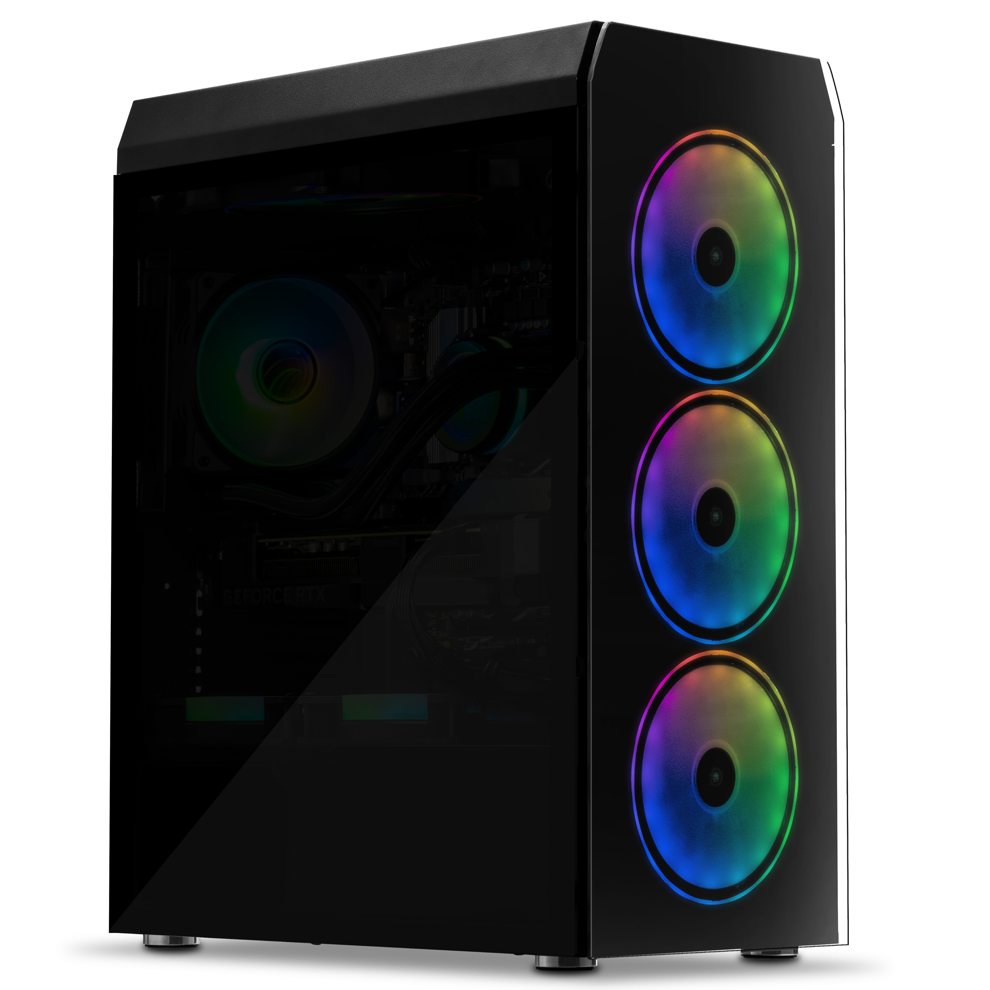 Foto 2 pulgar | Pc Gamer Yeyian Ypi-kr107kfb-16s1m Core I7 10700kf, Gtx 1660 Super, 16gb Ddr4, 512gb Nvme, Intel B560, 500w 80+ Whi