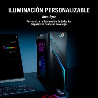 Foto 6 | Computadora de Escritorio Asus Gamer Rog Strix G16chr Windows 11 Intel Core i5-14400F RTX 4060 64GB 512GB SSD Gris