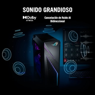 Foto 7 | Computadora de Escritorio Asus Gamer Rog Strix G16chr Windows 11 Intel Core i5-14400F RTX 4060 64GB 512GB SSD Gris