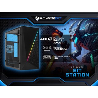 Foto 1 | Pc De Escritorio Powerbit: Amd Ryzen 3 3200g, Ram 16gb Ddr4, Ssd 1tb, Windows 11 Home